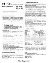 TOA ER-2215W EU User manual