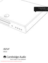 Cambridge Audio AZUR 651C User manual