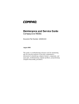 Compaq N600c - Evo Notebook - PIII-M 1.06 GHz User manual