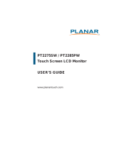 Planar PT2275SW/PT2285PW User manual