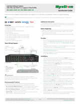 Wyrestorm MX-0606-HDBT-H2 Quick start guide