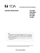 TOA EV-20RPS US User manual