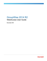 Novell GroupWise 2014 R2 User guide