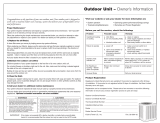 Trane 4TTA3 Owner's Information