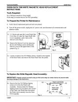 AMT Datasouth SIGMA DATA 7200 Printhead Replacement Instructions
