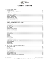 Winnebago 2008 Ellipse User manual