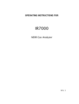 Teledyne IR-7000 User manual