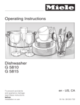 Miele G581x Owner's manual