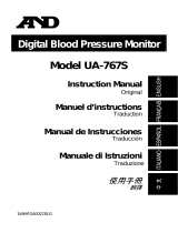 AND UA-767 S User manual