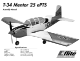 E-flite T-34 Mentor 25e ARF Assembly Manual