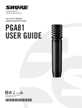 Shure PGA81 User manual