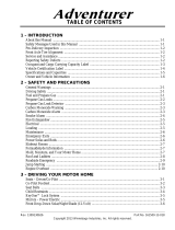 Winnebago 2013 Adventurer User manual