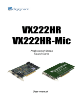 Digigram VX222HR-Mic User manual