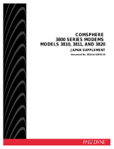 Paradyne COMSPHERE 3800 Series Supplement Manual