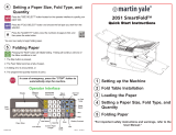 Martin Yale 2051 SmartFold Quick Start Instructions