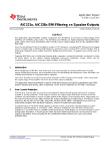 Texas Instruments AIC326x EMI Filtering on Speaker Outputs Application Note