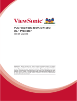 ViewSonic PJD7382 User manual