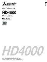 Mitsubishi Electric DLP HD4000 User manual