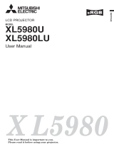 Mitsubishi Electric XL5980U User manual