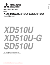 Mitsubishi Electric XD510U-G User manual