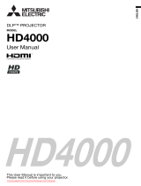 Mitsubishi Electric DLP HD4000 User manual
