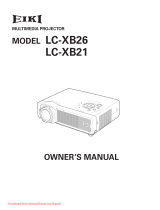 Canon LV-7225 - LCD Multimedia Projector XGA Owner's manual