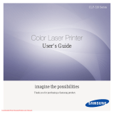 Samsung CLP-325W (Wireless) 16PPM Colour Laser Printer User manual