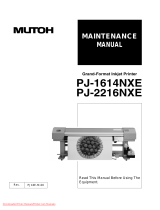 MUTOH PJ-1614NXE Maintenance Manual