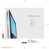 LOEWE Xelos A 32 User manual