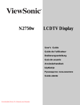 ViewSonic NB2750w User manual