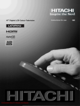 Hitachi L42VP01UA User manual