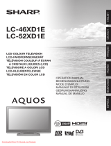 Sharp AQUOS LC-42XD10E Operating instructions