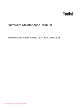 Lenovo ThinkPad X201S Hardware Maintenance Manual