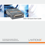 Lantronix UDS1100 / UDS1100-PoE Quick start guide