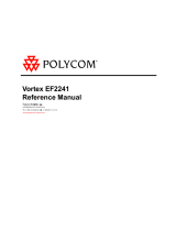 Polycom Vortex EF2241 User manual