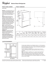 Whirlpool WRB119WFBB Installation guide