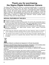Sigma SD14 User manual