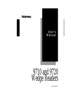 Intermec MicroBar 9720 User manual