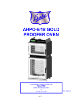 Duke AHPO-6/18 GOLD User manual
