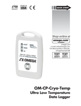 Omega OM-CP-CRYO-TEMP Owner's manual