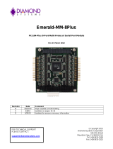 Diamond Systems Emerald-MM-8PLUS 8-Port User manual
