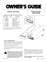 MTD 110 Owner's manual