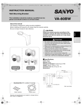 Sanyo VA-80BW User manual