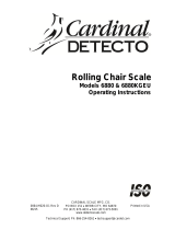 Cardinal Detecto 6880 Operating Instructions Manual