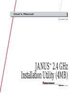 Intermec JANUS JG2010 User manual