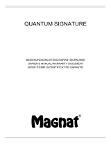 Magnat Quantum Signature Owner's manual