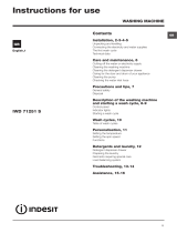 Indesit IWD 71251 S ECO UK User manual