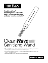 Sharper Image UV Rechargeable Sanitizing Wand User manual