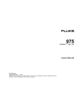 Fluke 975V AirMeter™ with Velocity Probe User manual