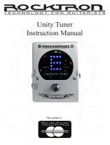Rocktron Unity Tuner Owner's manual
